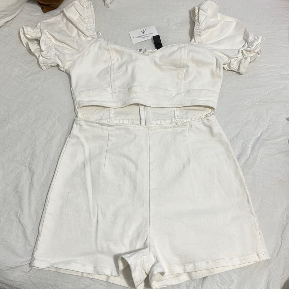 Windsor White Romper